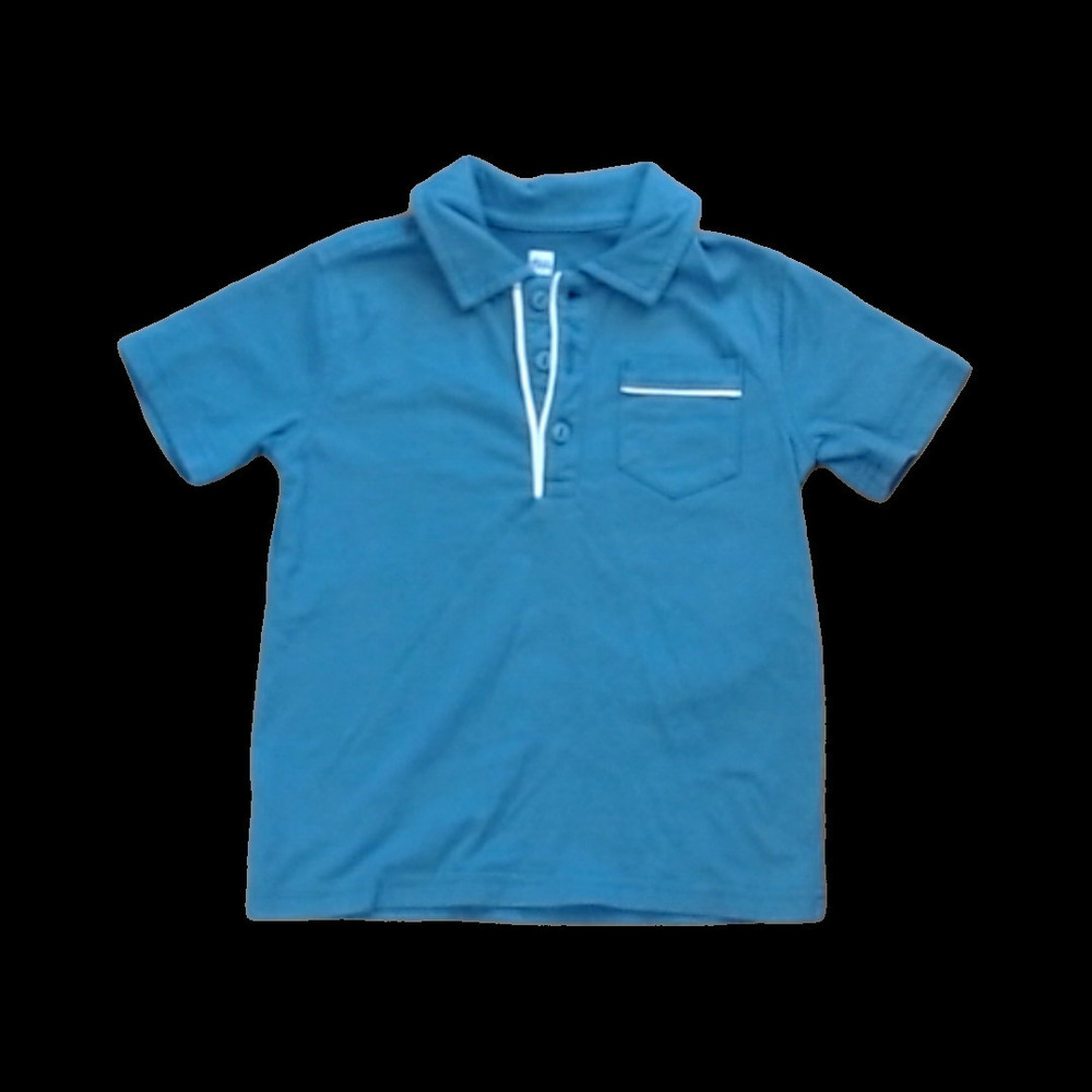 Tea Collection Boys Pale Navy Collard Shirt size: 4T